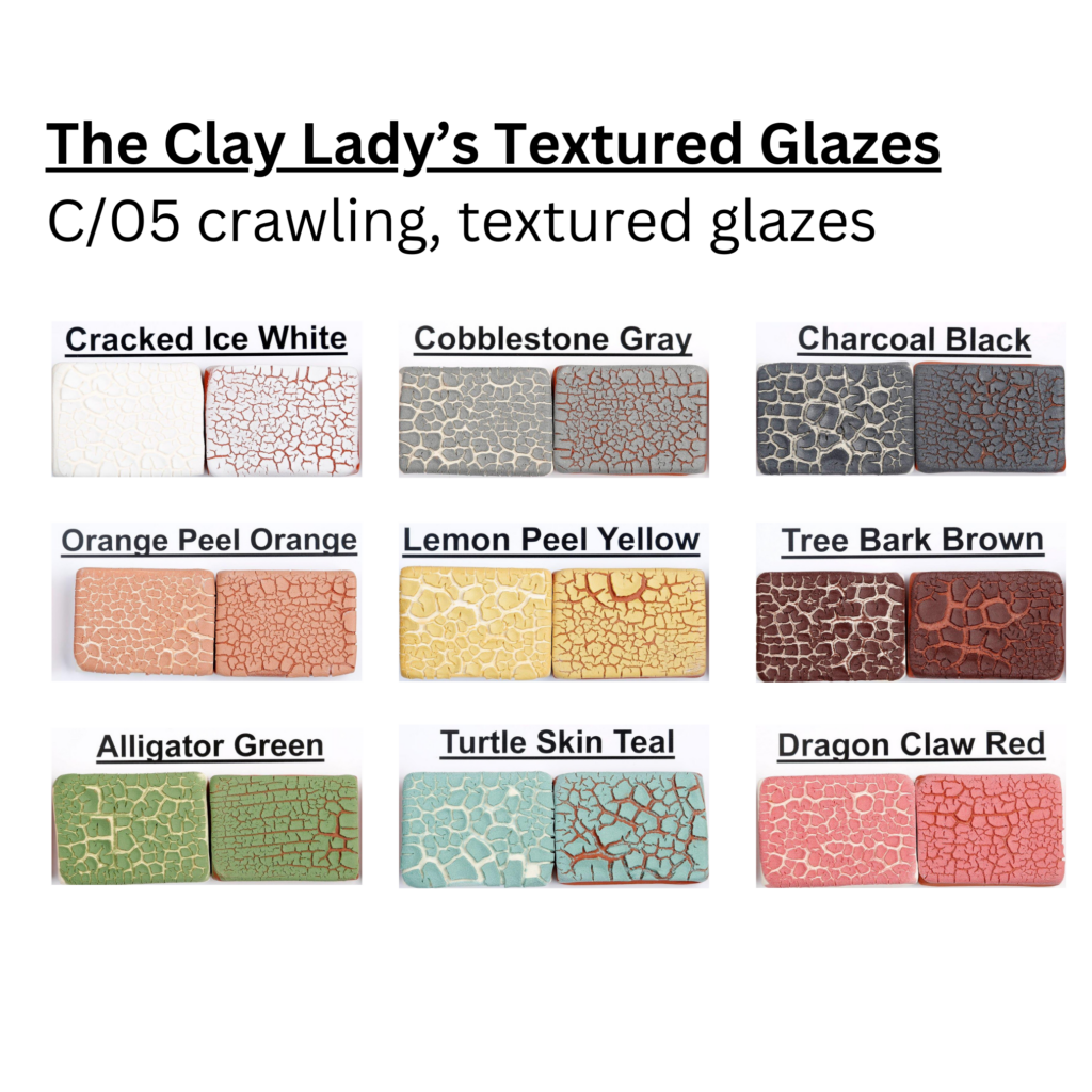 The Clay Lady’s Texture Glazes