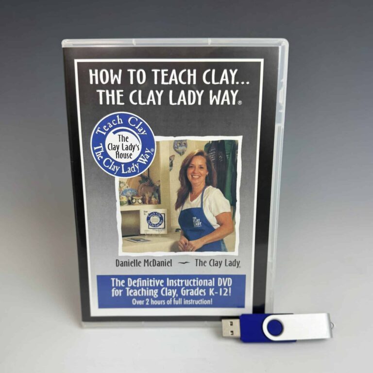 How To Teach Clay...The Clay Lady Way USB Flash Drive